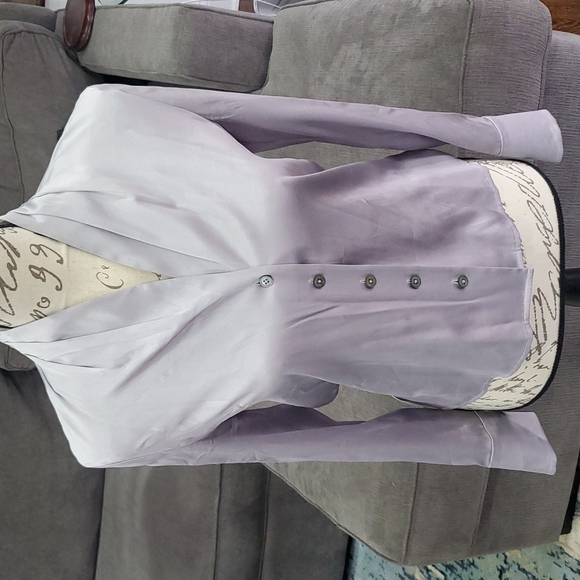 Ellen Tracy Tops - ♦️5\$30♦️Linda Allard Ellen Tracy silk button bown sz4P #24